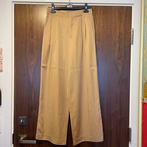 Wide Leg Tan Colour Pant